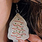 Christmas Tree Cake Earrings