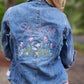 Kids size 5 jean jacket *upcycled*